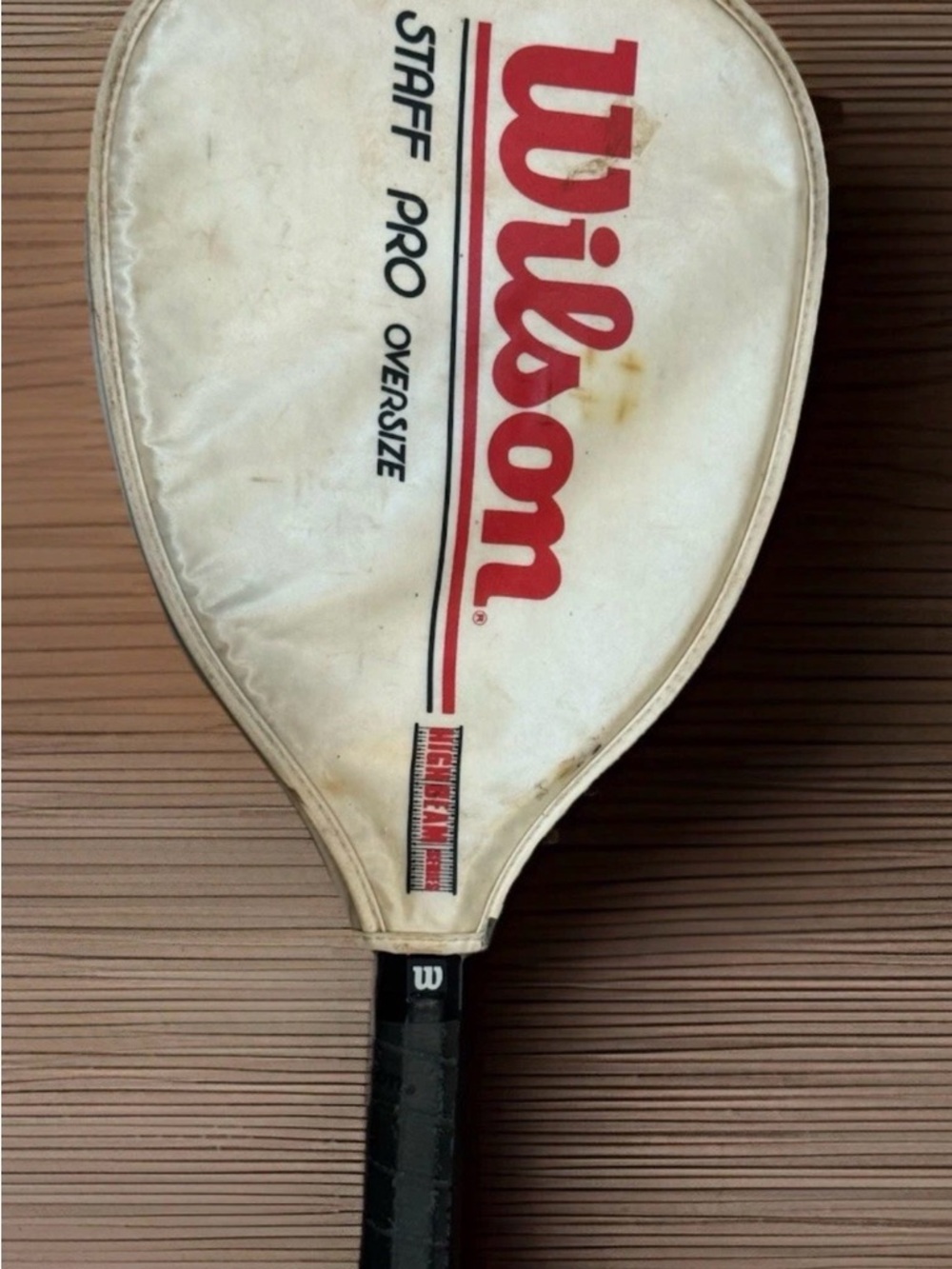 VTG Wilson Staff Pro Oversize Tennis Racket with Cover/Racquet High Beam Series